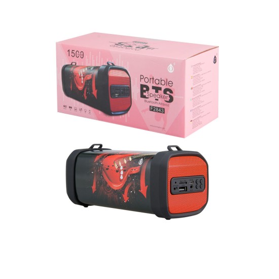 COLUNA BLUETOOTH ONEPLUS F2843 TF/USB/FM/AUX-IN VERMELHO COLUNA BLUETOOTH ONEPLUS F2843 TF/USB/FM/AUX-IN VERMELHO